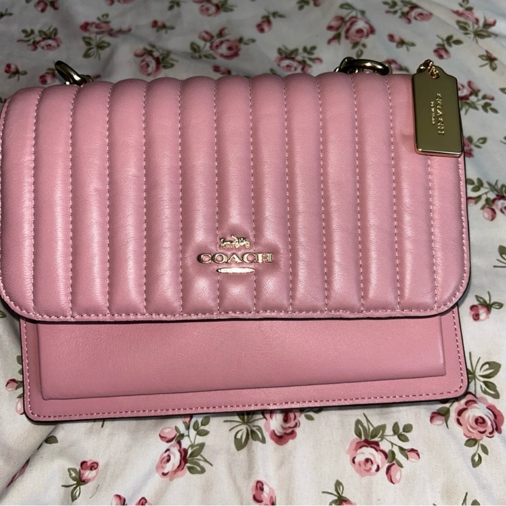 Coach Pink Quilted Women's Bag
